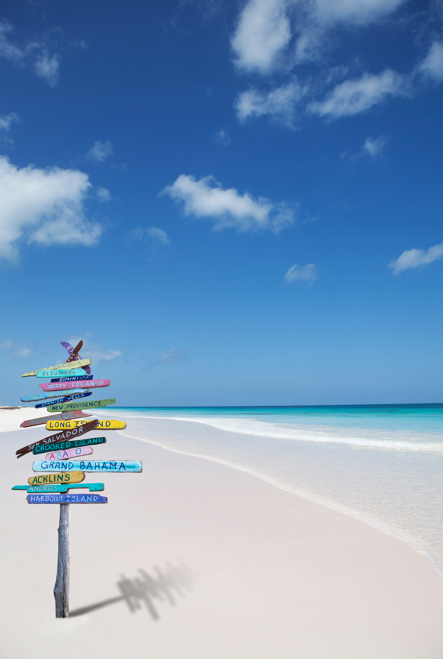 Bahamas Beach Sign